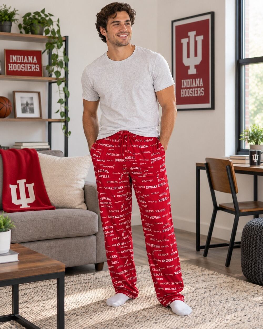 Indiana Hoosiers Mens XXL Concepts Sport Pajama Pants Red NCAA Lounge Sleepwear